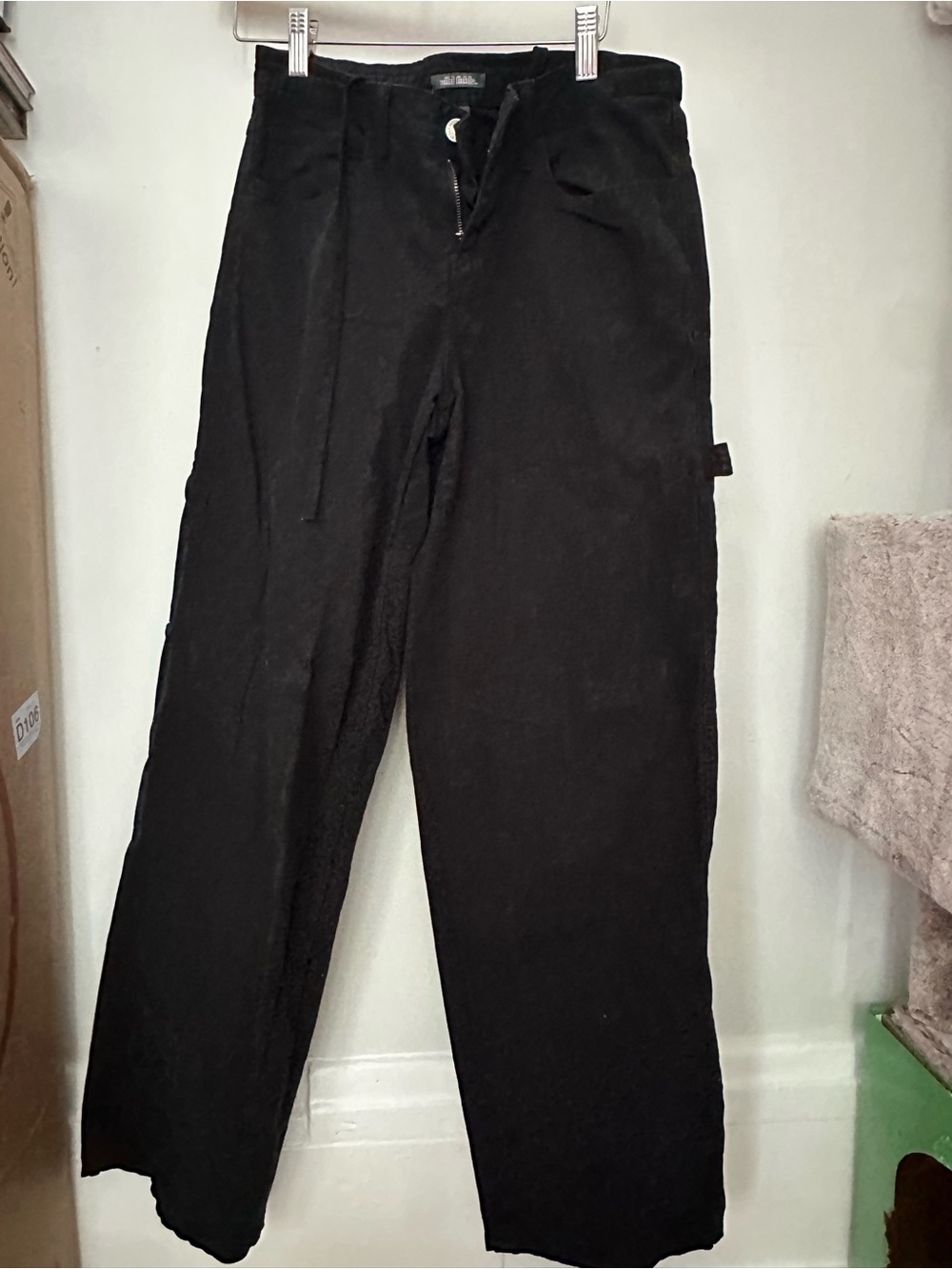 wild fable Black women’s Cargo Drawstring Pants